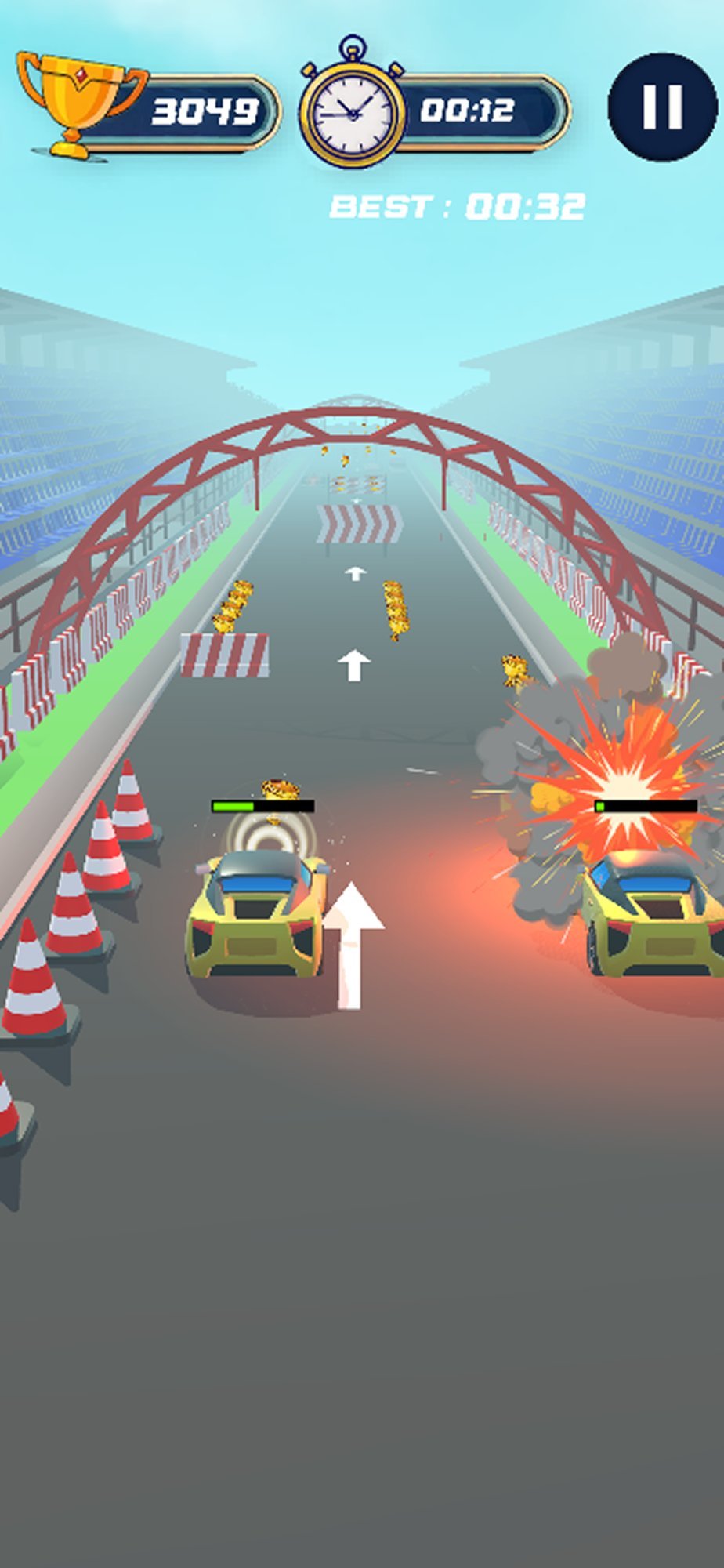 Split Speed — Race Track — Explosion